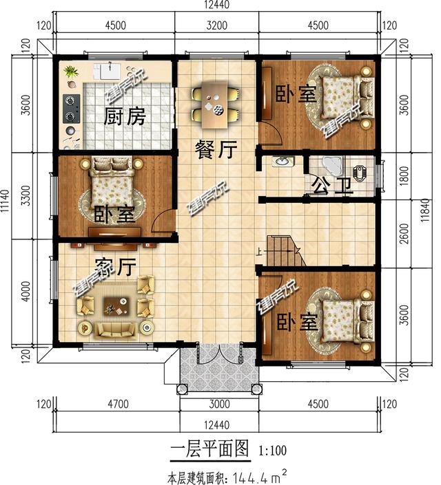 氣質(zhì)突出的歐式別墅設(shè)計(jì)圖，三四十萬建，在農(nóng)村倍受歡迎
