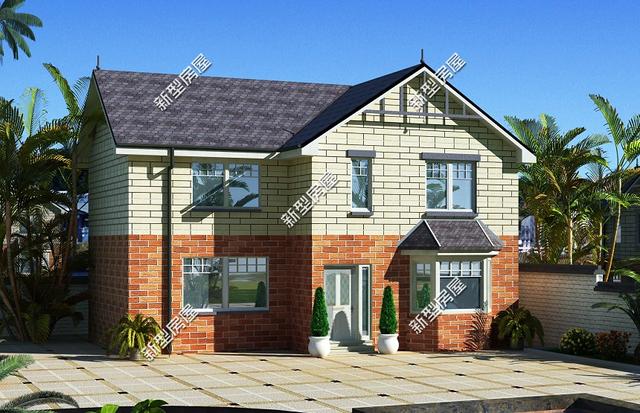 5套10米面寬的農(nóng)村別墅設(shè)計(jì)圖，第4套20多萬(wàn)你建嗎？