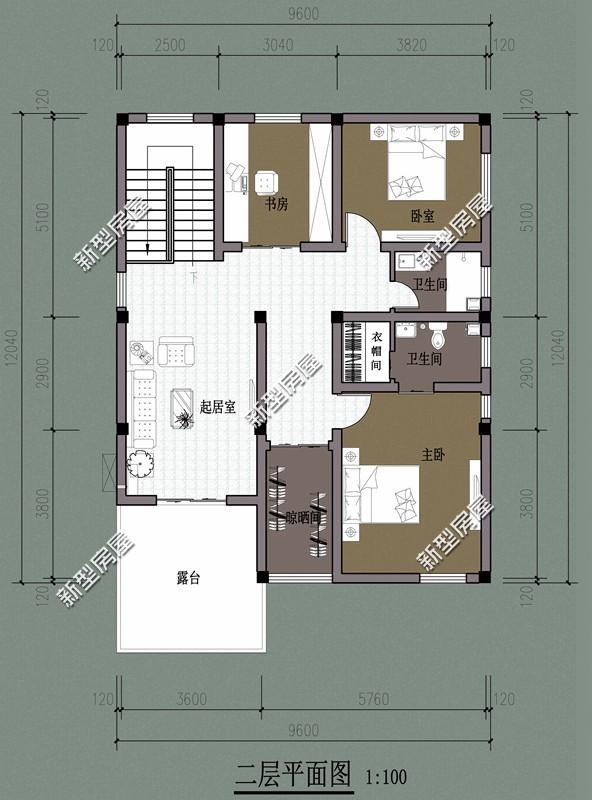 5套10米面寬的農(nóng)村別墅設(shè)計(jì)圖，第4套20多萬(wàn)你建嗎？