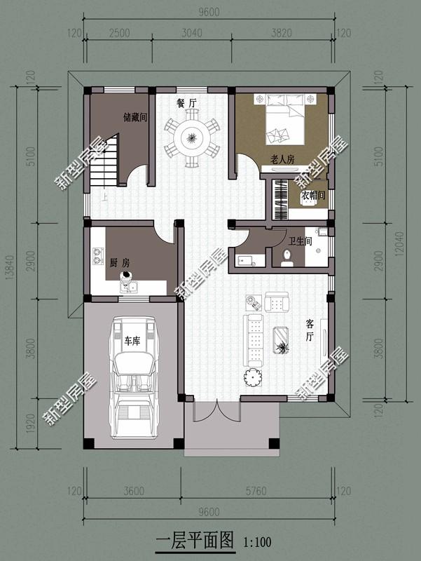 5套10米面寬的農(nóng)村別墅設(shè)計(jì)圖，第4套20多萬(wàn)你建嗎？