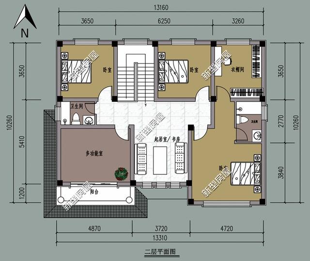 5套10米面寬的農(nóng)村別墅設(shè)計(jì)圖，第4套20多萬(wàn)你建嗎？