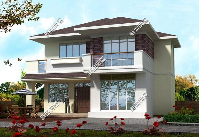 5套10米面寬的農(nóng)村別墅設(shè)計(jì)圖，第4套20多萬(wàn)你建嗎？