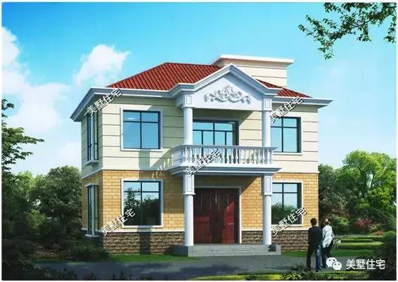 6套占地小的二層別墅設(shè)計(jì)圖，20來萬就能建，自住養(yǎng)老都合適