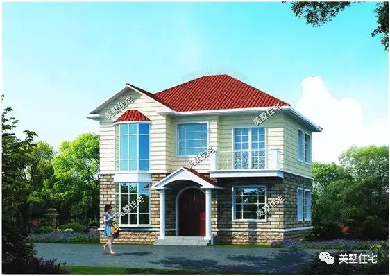 6套占地小的二層別墅設(shè)計(jì)圖，20來萬就能建，自住養(yǎng)老都合適