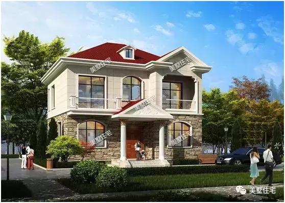 6套占地小的二層別墅設(shè)計(jì)圖，20來萬就能建，自住養(yǎng)老都合適