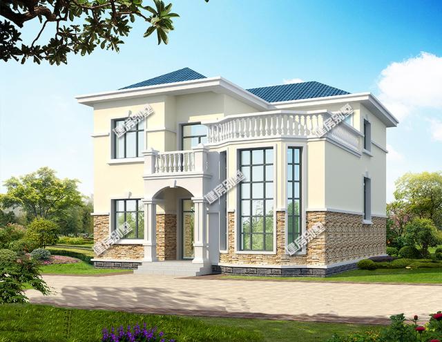 農村二層小別墅設計圖推薦，除了外觀精致，布局更重要