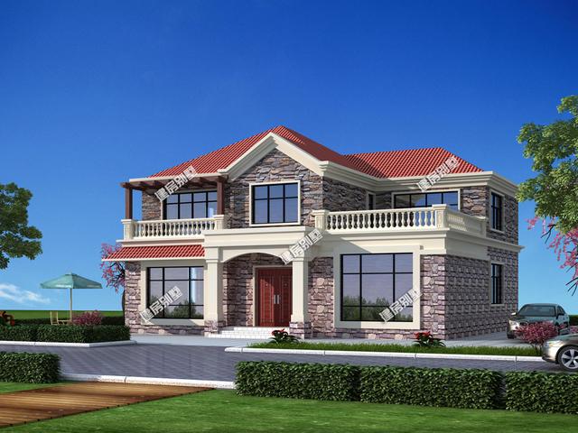 農村二層小別墅設計圖推薦，除了外觀精致，布局更重要