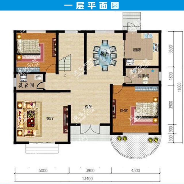 農村二層小別墅設計圖推薦，除了外觀精致，布局更重要
