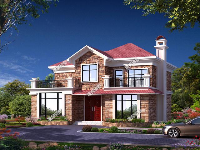 農村二層小別墅設計圖推薦，除了外觀精致，布局更重要