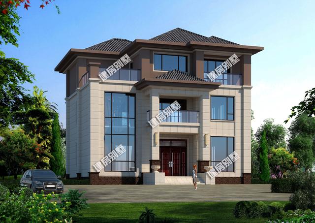 新款鄉(xiāng)村自建房，有百平方地回鄉(xiāng)蓋別墅，何必擠進城市百萬房“蝸居”？