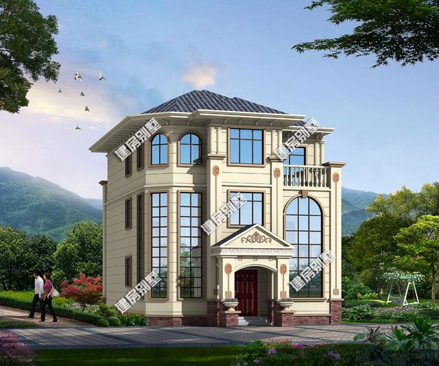 10.2x13.6意式風(fēng)格三層別墅設(shè)計(jì)圖，地下酒窖讓多少人夢(mèng)寐以求？