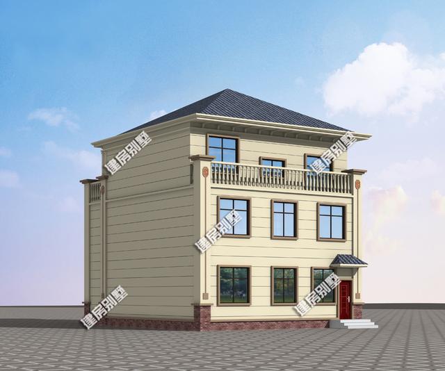 10.2x13.6意式風(fēng)格三層別墅設(shè)計(jì)圖，地下酒窖讓多少人夢(mèng)寐以求？