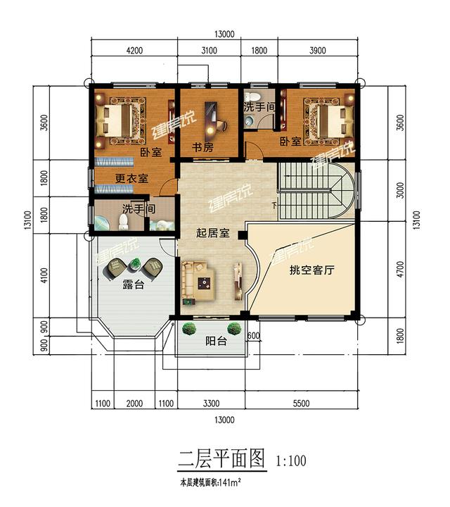 3套氣派的別墅設(shè)計圖，送給實力派的你