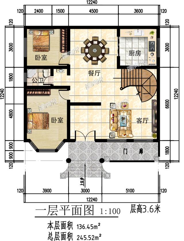 3套氣派的別墅設(shè)計圖，送給實力派的你
