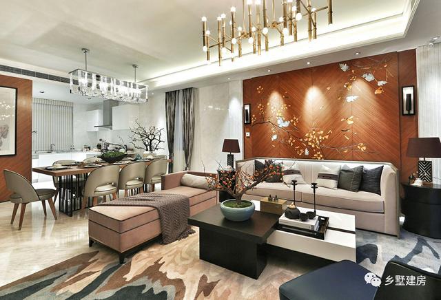 新中式鄉(xiāng)村自建別墅設計圖，獨樹一幟，看到最后的露臺裝修走不動路？