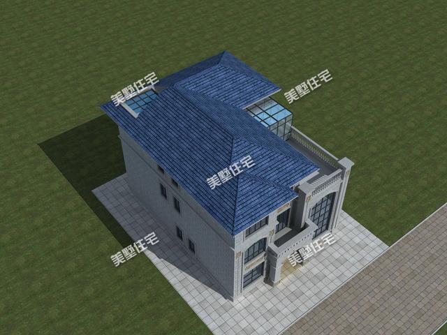 江西人喜歡的典雅低調(diào)三層別墅設(shè)計圖，功能實(shí)用造型大方