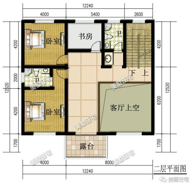 江西人喜歡的典雅低調(diào)三層別墅設(shè)計圖，功能實(shí)用造型大方