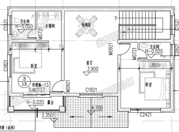 農(nóng)村二層小別墅全套設(shè)計(jì)施工圖，符合現(xiàn)代人的審美及生活習(xí)慣，經(jīng)濟(jì)實(shí)用