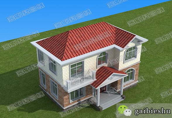 農(nóng)村二層小別墅全套設(shè)計(jì)施工圖，符合現(xiàn)代人的審美及生活習(xí)慣，經(jīng)濟(jì)實(shí)用