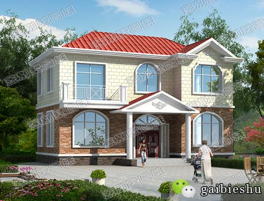 農(nóng)村二層小別墅全套設(shè)計(jì)施工圖，符合現(xiàn)代人的審美及生活習(xí)慣，經(jīng)濟(jì)實(shí)用