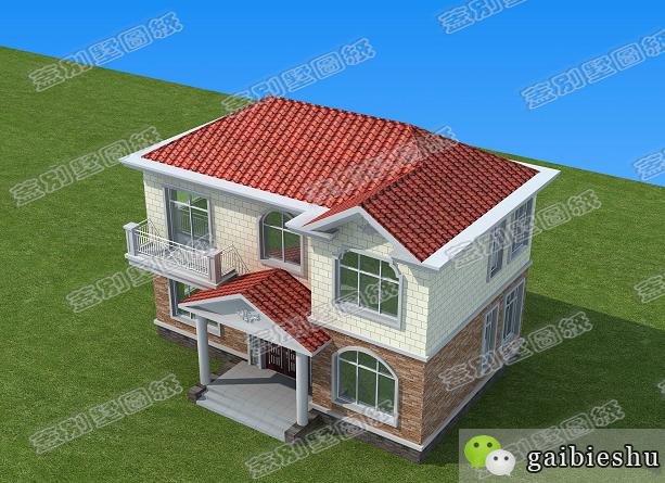 農(nóng)村二層小別墅全套設(shè)計(jì)施工圖，符合現(xiàn)代人的審美及生活習(xí)慣，經(jīng)濟(jì)實(shí)用