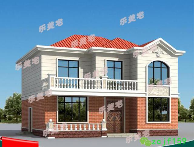 歐式田園風(fēng)二層小別墅設(shè)計(jì)圖，清新自然，溫馨優(yōu)雅