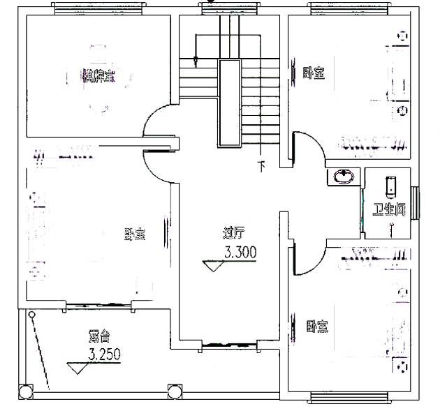 歐式田園風(fēng)二層小別墅設(shè)計(jì)圖，清新自然，溫馨優(yōu)雅