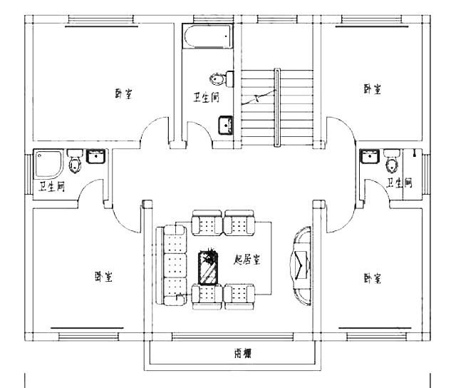 歐式風(fēng)格別墅設(shè)計農(nóng)村小洋樓自建房設(shè)計圖，低調(diào)典雅，明快跳躍