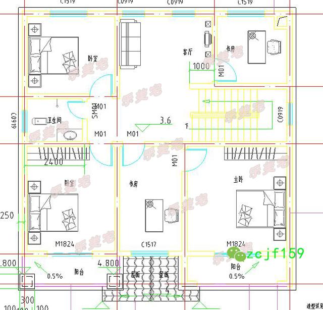 農(nóng)村二層小別墅實(shí)景圖設(shè)計(jì)效果圖，戶型立體美觀大方，室內(nèi)通風(fēng)透氣