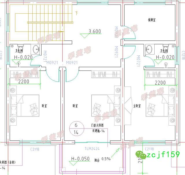 農村二層別墅設計圖，外觀簡潔大方，功能區(qū)分合理