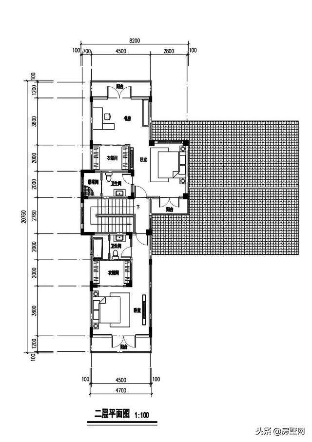 框架結(jié)構(gòu)傳統(tǒng)中式二層高端別墅設(shè)計(jì)圖，外觀漂亮大方，傳統(tǒng)又經(jīng)典，傳三代都不是問題