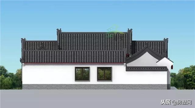 一層四合院別墅設(shè)計(jì)圖，別致的格局，時(shí)代感非常強(qiáng)