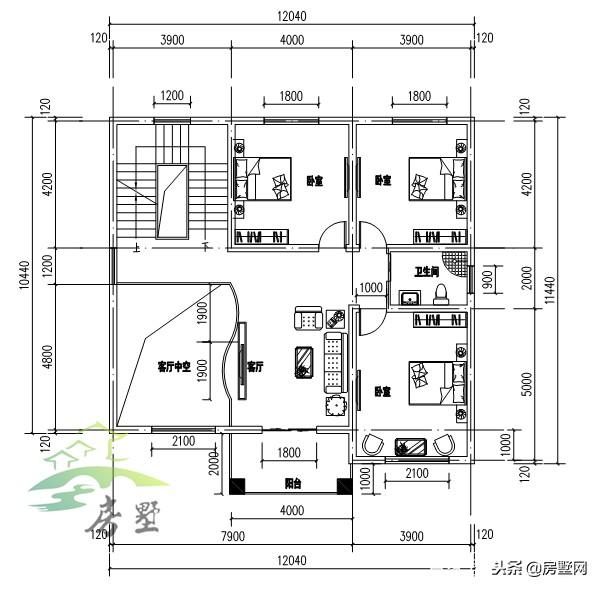 三層豪華歐式別墅設(shè)計(jì)圖，宮廷似的舒適度，符合現(xiàn)代農(nóng)村的潮流