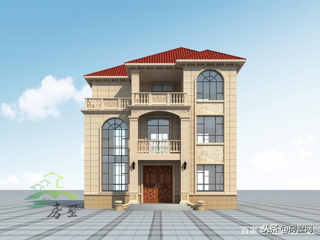 三層豪華歐式別墅設(shè)計(jì)圖，宮廷似的舒適度，符合現(xiàn)代農(nóng)村的潮流