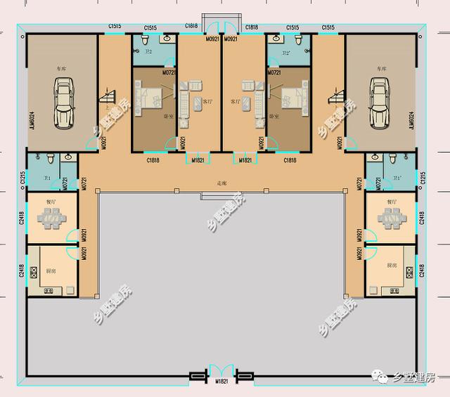 這款中式四合院別墅設(shè)計圖，秀氣又美觀，住起來相當(dāng)舒適
