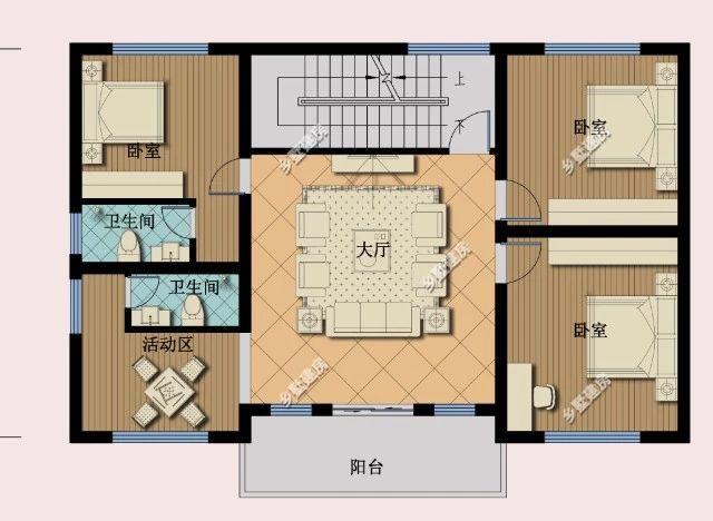 13x9米三層歐式別墅設(shè)計圖，設(shè)計美觀又大氣，越看越好看