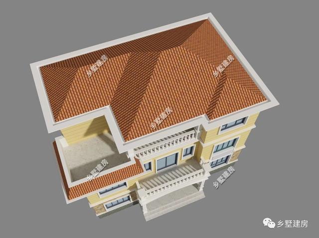 13x9米三層歐式別墅設(shè)計圖，設(shè)計美觀又大氣，越看越好看