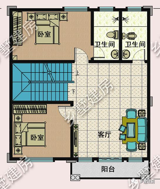 占地94平的三層農(nóng)村別墅設(shè)計圖，霸氣又時尚，漂亮又舒適