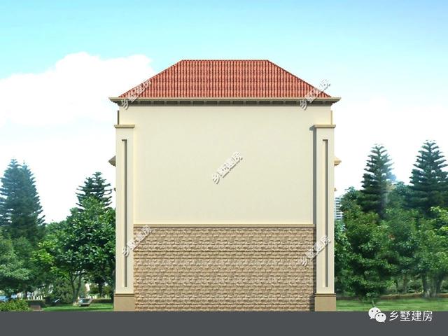 很贊的一款占地面積140平的三層別墅設計圖，滿滿的華麗麗豪宅既視感