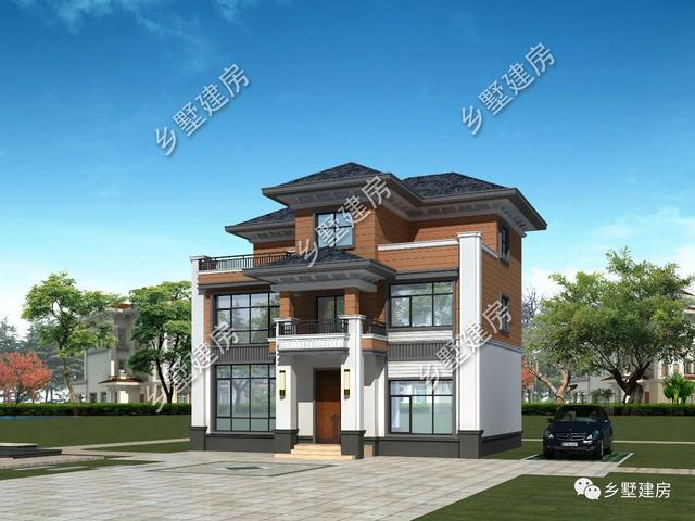 農(nóng)村自建房設(shè)計(jì)圖，整棟建筑優(yōu)雅大氣，十分適合廣大農(nóng)村的建房朋友