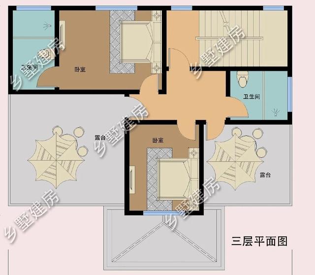 農(nóng)村自建房設(shè)計(jì)圖，整棟建筑優(yōu)雅大氣，十分適合廣大農(nóng)村的建房朋友