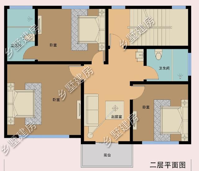 農(nóng)村自建房設(shè)計(jì)圖，整棟建筑優(yōu)雅大氣，十分適合廣大農(nóng)村的建房朋友