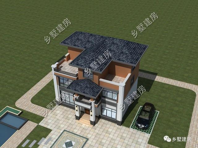 農(nóng)村自建房設(shè)計(jì)圖，整棟建筑優(yōu)雅大氣，十分適合廣大農(nóng)村的建房朋友