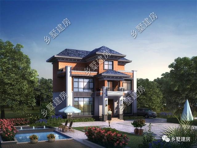 農(nóng)村自建房設(shè)計(jì)圖，整棟建筑優(yōu)雅大氣，十分適合廣大農(nóng)村的建房朋友