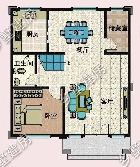 三層別墅設(shè)計圖，一棟溫馨舒適的小別墅，室內(nèi)設(shè)計合理規(guī)整
