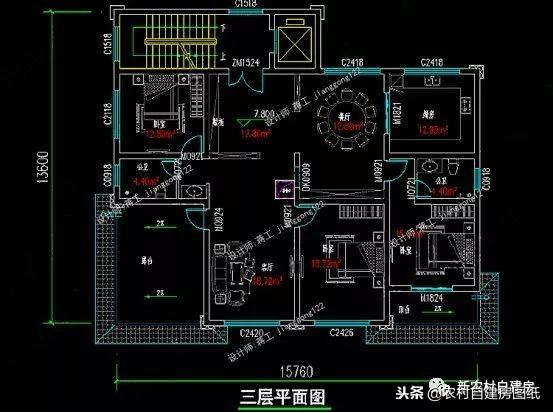 5款三層農(nóng)村建房別墅設(shè)計(jì)圖，豪華大氣，外觀經(jīng)典，三代不過(guò)時(shí)
