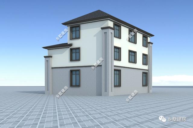 這款新中式別墅設計圖，整體效果令人驚嘆，簡直太漂亮了