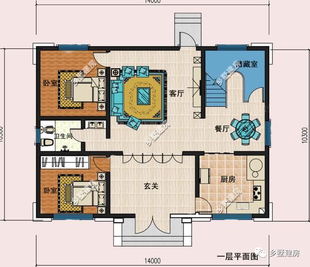 這款新中式別墅設計圖，整體效果令人驚嘆，簡直太漂亮了