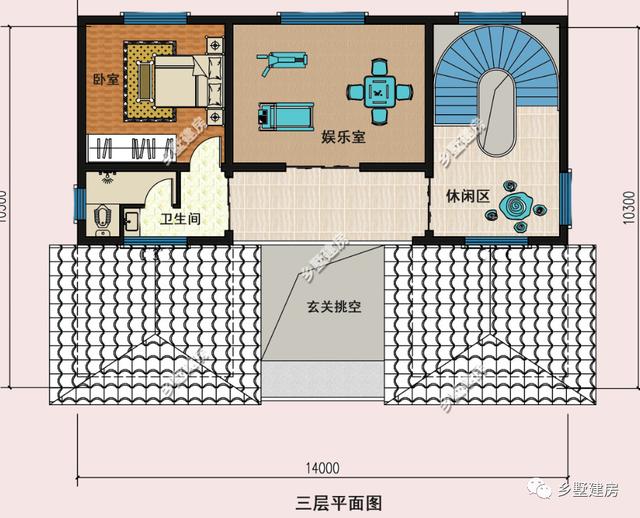 這款新中式別墅設計圖，整體效果令人驚嘆，簡直太漂亮了