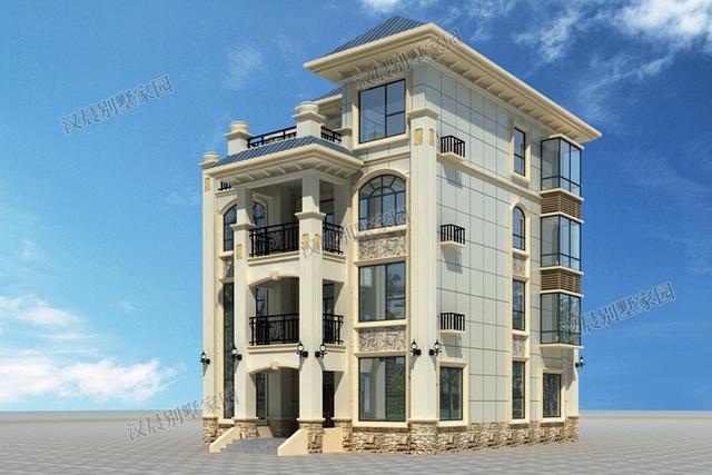 10X13.2米四層農(nóng)村別墅設(shè)計(jì)圖，住起來(lái)比城里商品房要舒服多了